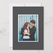 Faire-part de réservation de date avec beaux noms (Dos)