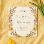 Faire-part de réservation de date Jardin de florai