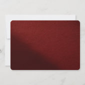 Faire-part de réservation de style avec calligraph (Dos)