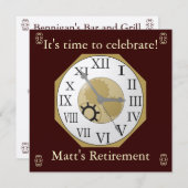 Faire-part de retraite (Devant / Derrière)