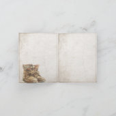 Faire-part de retraite avec de vieilles bottes (Intérieur)