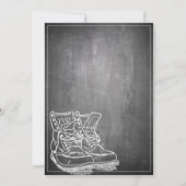 Faire-part de retraite avec de vieilles bottes V3. (Dos)