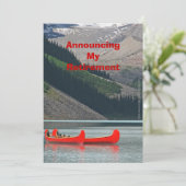 Faire-part de retraite, Canoës de montagne (Debout devant)