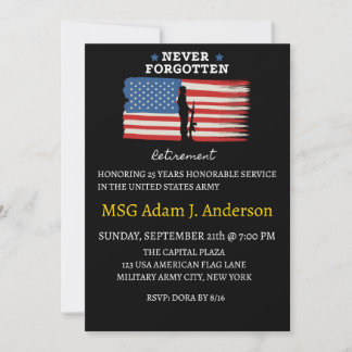 faire-part de retraite militaire