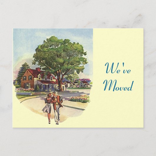 Faire-part De rétros couples de carte postale nous avons (Devant)