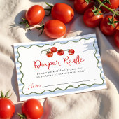 Faire-part de salle de bains Bébé Tomate Mignon