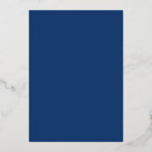 Faire-part de sauvegarde bleu Kintsugi inspiré de  (Verso)