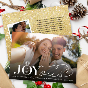 Faire-part de sauvegarde de bague de diamant joyeu