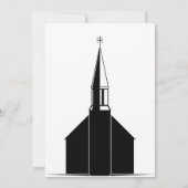 Faire-part de sauvegarde de clocher d'église (Dos)