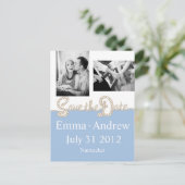 Faire-part de sauvegarde de corde nautique (Debout devant)