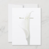 Faire-part de sauvegarde de date de mariage Lily C (Dos)