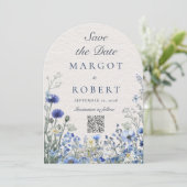 Faire-part de sauvegarde de date de voûte de fleur (Debout devant)