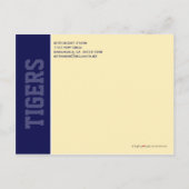 Faire-part de sauvegarde de la réunion de classe ( (Dos)