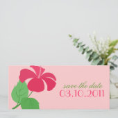 Faire-part de sauvegarde de l'Hibiscus Date (Debout devant)