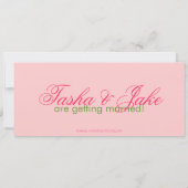 Faire-part de sauvegarde de l'Hibiscus Date (Dos)