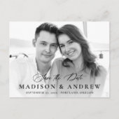 Faire-part de sauvegarde de photo de calligraphie (Devant)