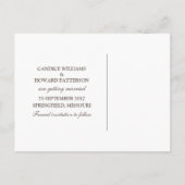 Faire-part de sauvegarde de succulente simple (Dos)