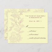 Faire-part de sauvegarde Natural/Rose (Devant / Derrière)