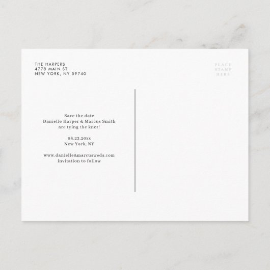 Faire-part de sauvegarde Oranges et Pamplemousses  (Dos)