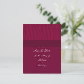 Faire-part de sauvegarde Rouge d'Hiver (Debout devant)