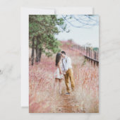 Faire-part de sauvons la date de fleur sauvage (Dos)