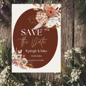 Faire-Part de Save the Date Bohème Fleurie sur Ton