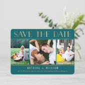 Faire part de Save The Date couleur MODIFIABLE ave (Debout devant)