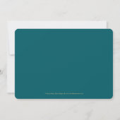 Faire part de Save The Date couleur MODIFIABLE ave (Dos)
