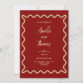 faire-part de save the date rétro fantaisiste dood (Devant)