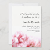 Faire-part de service commémoratif (Devant)