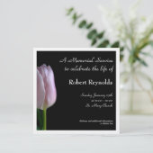 Faire-part de service commémoratif (Debout devant)