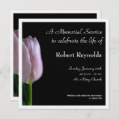 Faire-part de service commémoratif (Devant / Derrière)