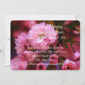 Faire-part de service commémoratif en fleurs de ce (Devant)