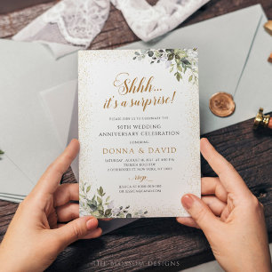 Faire-part de Surprise d'Anniversaire de Mariage -
