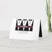 Faire-part de témoin de mariage NOM PERSONNALISÉ (Dos)