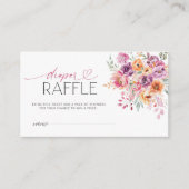 Faire-part de tirage au sort de couche Bloom Rose (Devant)