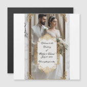 Faire-part de Vœux Dorés (Devant / Derrière)