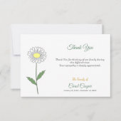 Faire-part décès Marguerite Pastel (Devant)