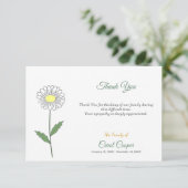 Faire-part décès Marguerite Pastel (Debout devant)