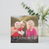 Faire-part Deck Moderne Nouvelles Halls Photo Holiday Déménag (Debout devant)