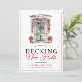 Faire-part Deck moderne Nouvelles Halls Porte de Noël Déménag (Debout devant)