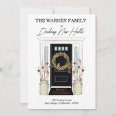 Faire-part Deck New Halls Ferme Noël Photo Déménagement (Devant)