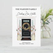 Faire-part Deck New Halls Ferme Noël Photo Déménagement (Debout devant)