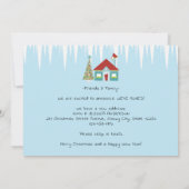 Faire-part Deck Nouvelles Halls Noël Photo Holiday Déménageme (Dos)