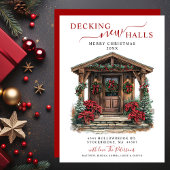 Faire-part Deck Nouvelles Halls Rustique Nouveau Accueil Noël