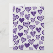 Faire-part Déclaration de grossesse pour la Saint-Valentin cœ (Dos)