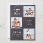 Faire-part Décontracté Rustic 3 Photo Chalkboard Enregistrer<br><div class="desc">Réservez la date! Annoncez votre mariage à vos amis et votre famille avec cette ardoise de tableau rustique, collage photo moderne enregistrer les cartes de date. Customisez avec 3 de vos photos de fiançailles préférées, et personnalisez avec des noms, la date du mariage, l'emplacement et le site Web. Ajoutez toute...</div>