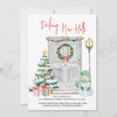 Faire-part Découvrir Nouvelles Halls Numéro de porte de Noël  (Devant)