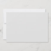 Faire-part d'élévation de la couronne de fleurs d' (Dos)