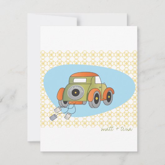 Faire-part d'Elopement et invitation à célébrer (Devant)